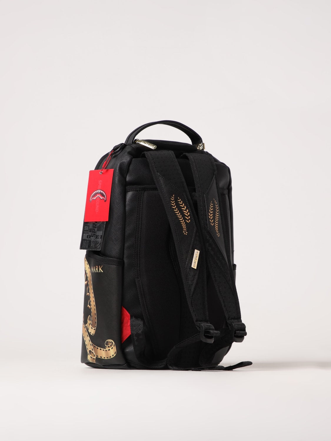 SPRAYGROUND Zaino In Pelle Metro-Goldwyn-Mayer Nero Oro