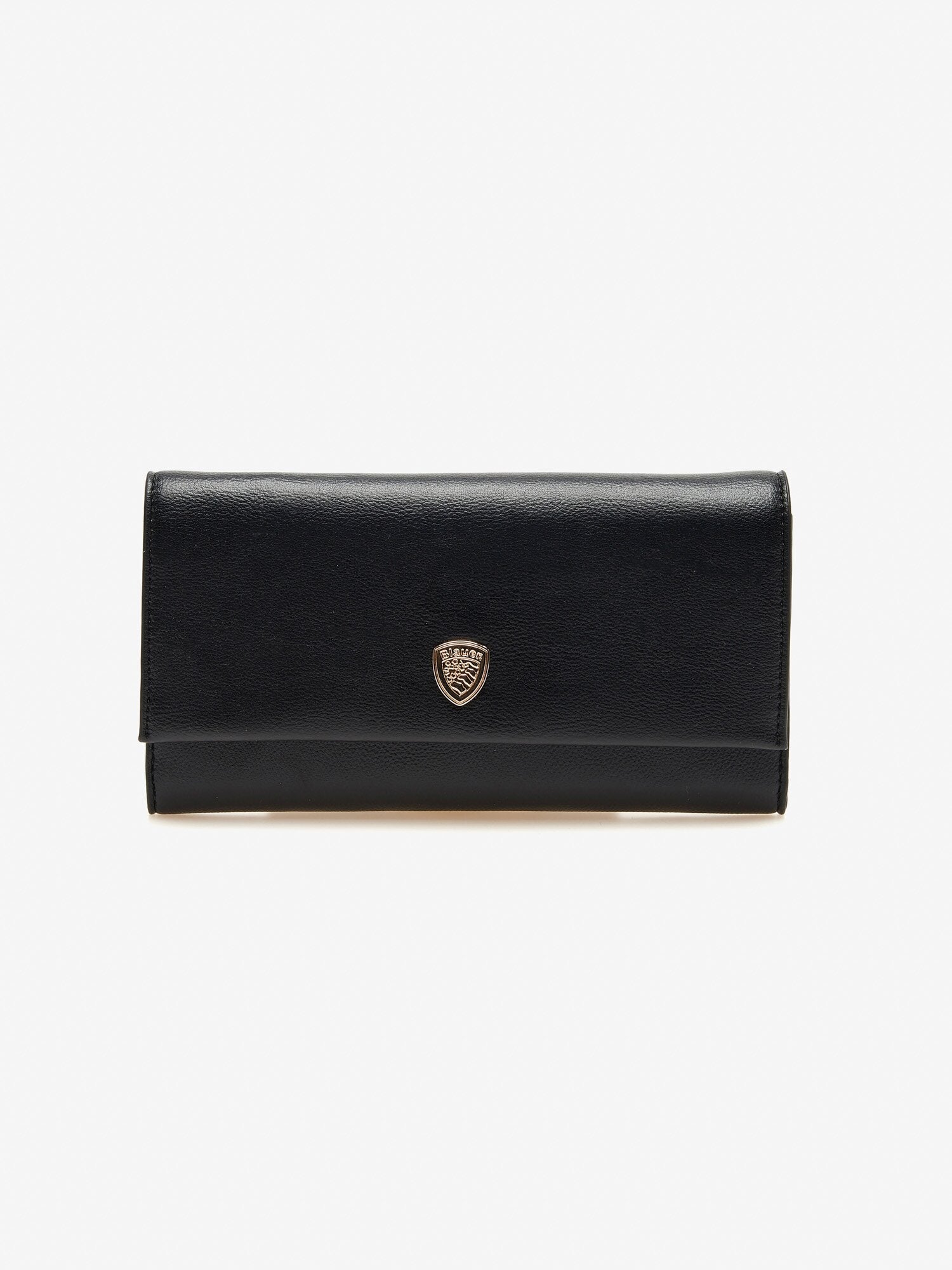 BLAUER Portafoglio Bottalato Donna In Pelle Nero