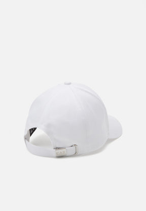 EA7 Cappello Bianco/Nero Visiera Curva