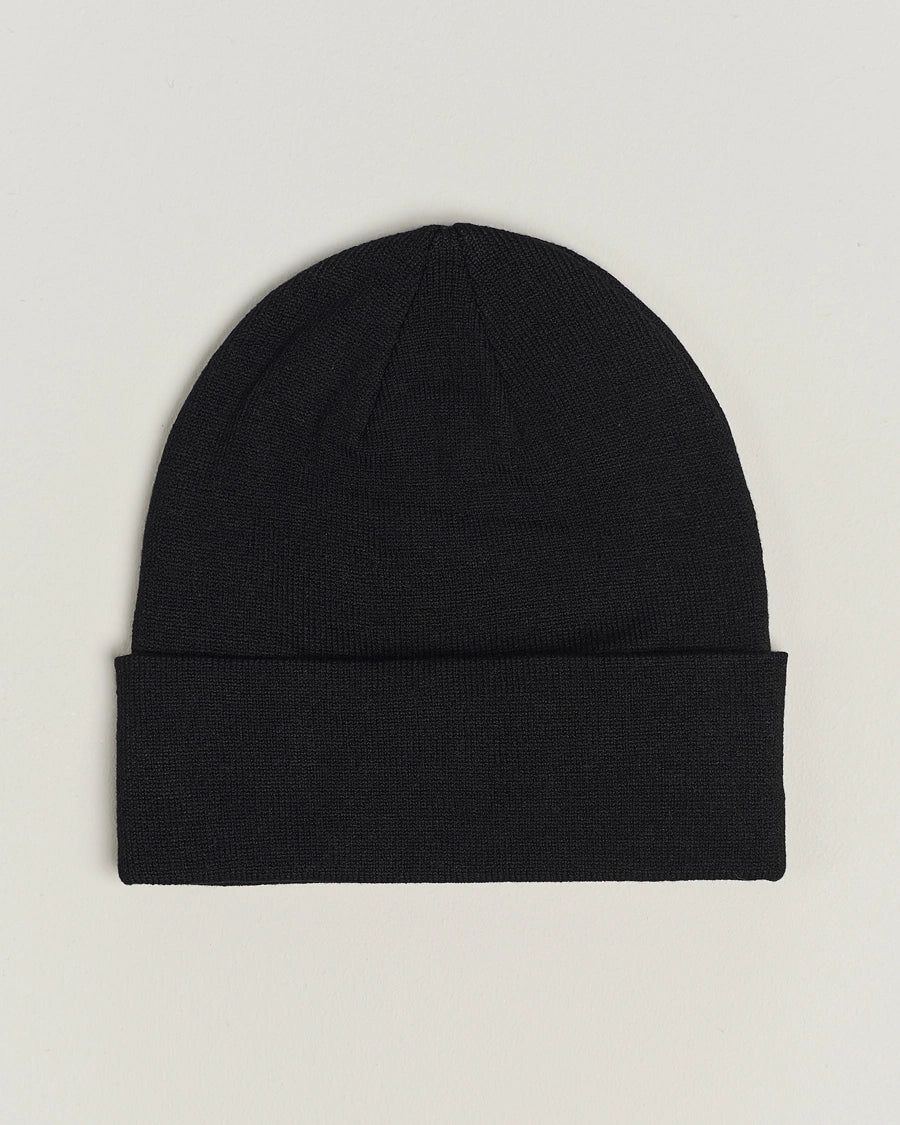 LYLE&SCOTT Cappello Ribbed Beanie In Lana Nero