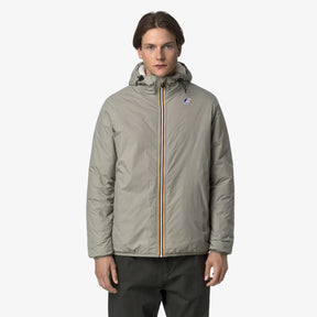 K-WAY Giubbotto Impermeabile Claude Con Cappuccio Verde