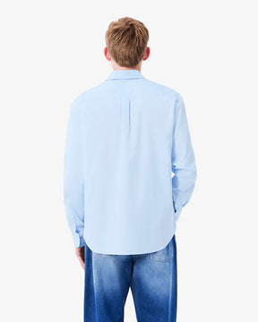 LACOSTE Camicia Regular Fit Celeste