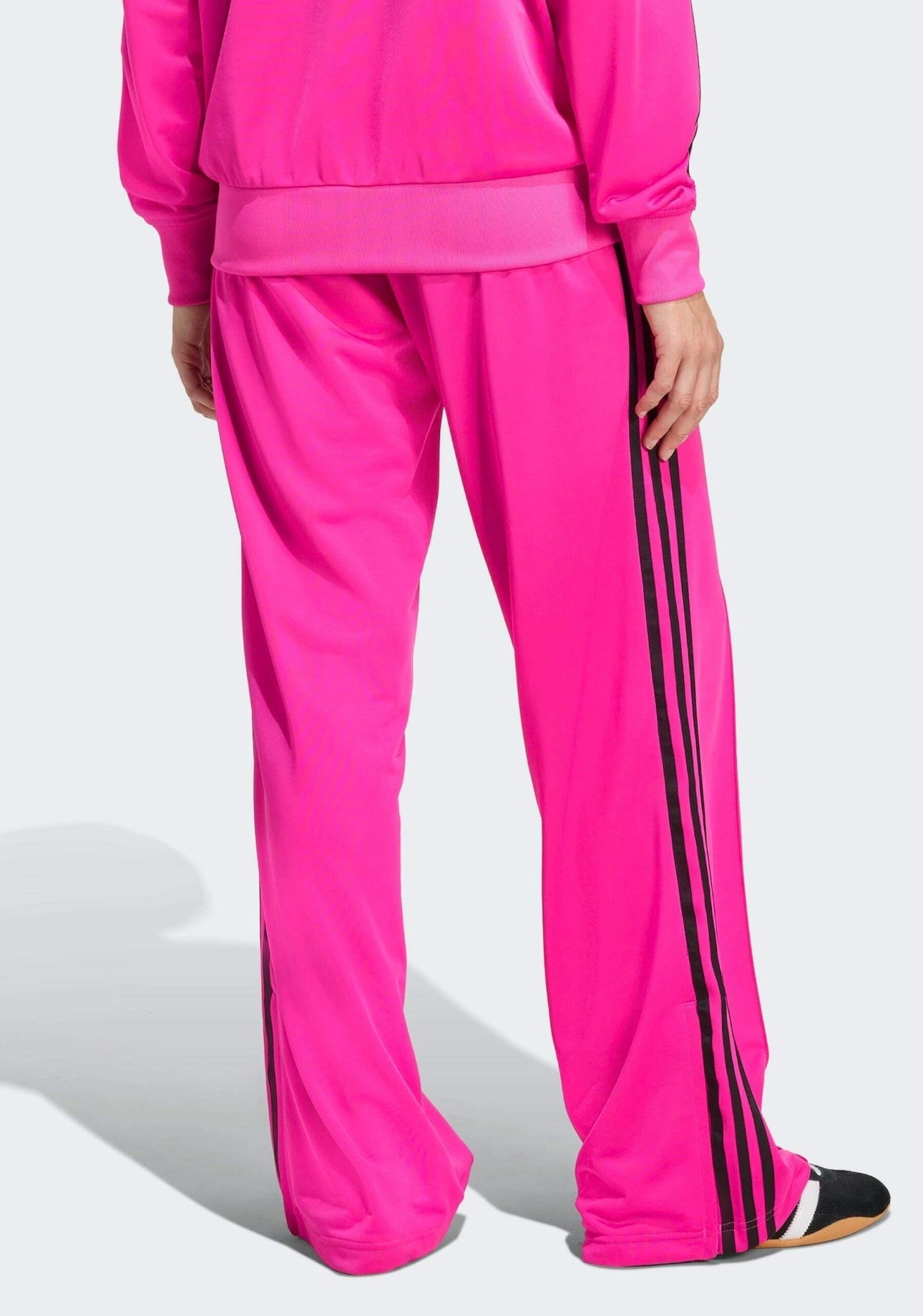 Adidas Originals Tuta Completa Donna Fucsia Strisce Nere