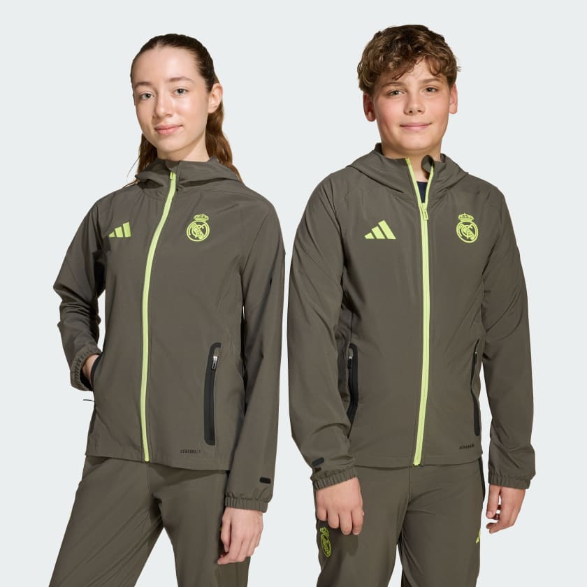 ADIDAS Tuta Bambino Real Madrid Verde/Fluo