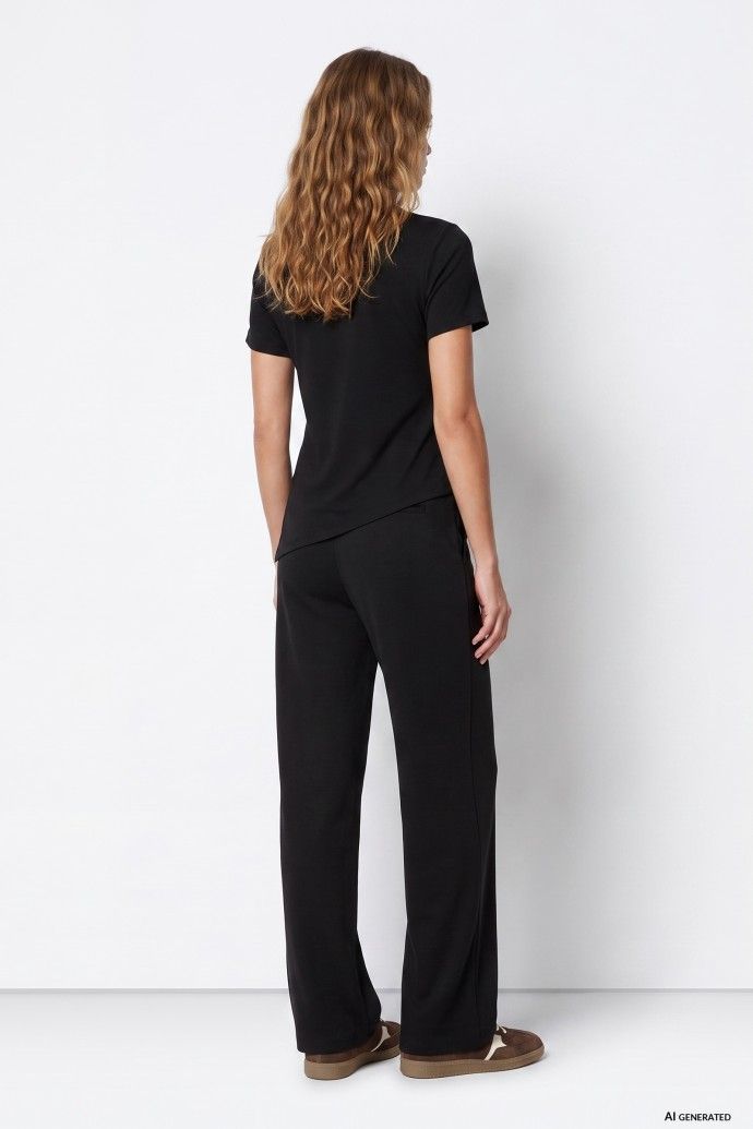 TIFFOSI TEDDY_B Pantalone classico Nero Donna AW26