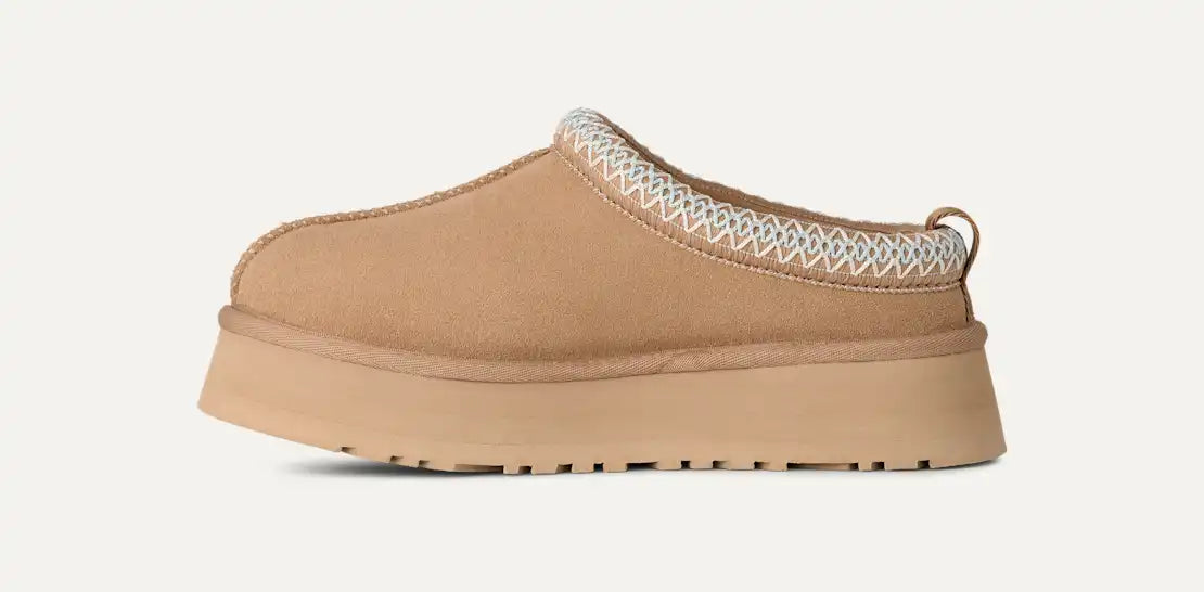UGG TAZZ II Beige Dettagli Bianchi e Azzurri