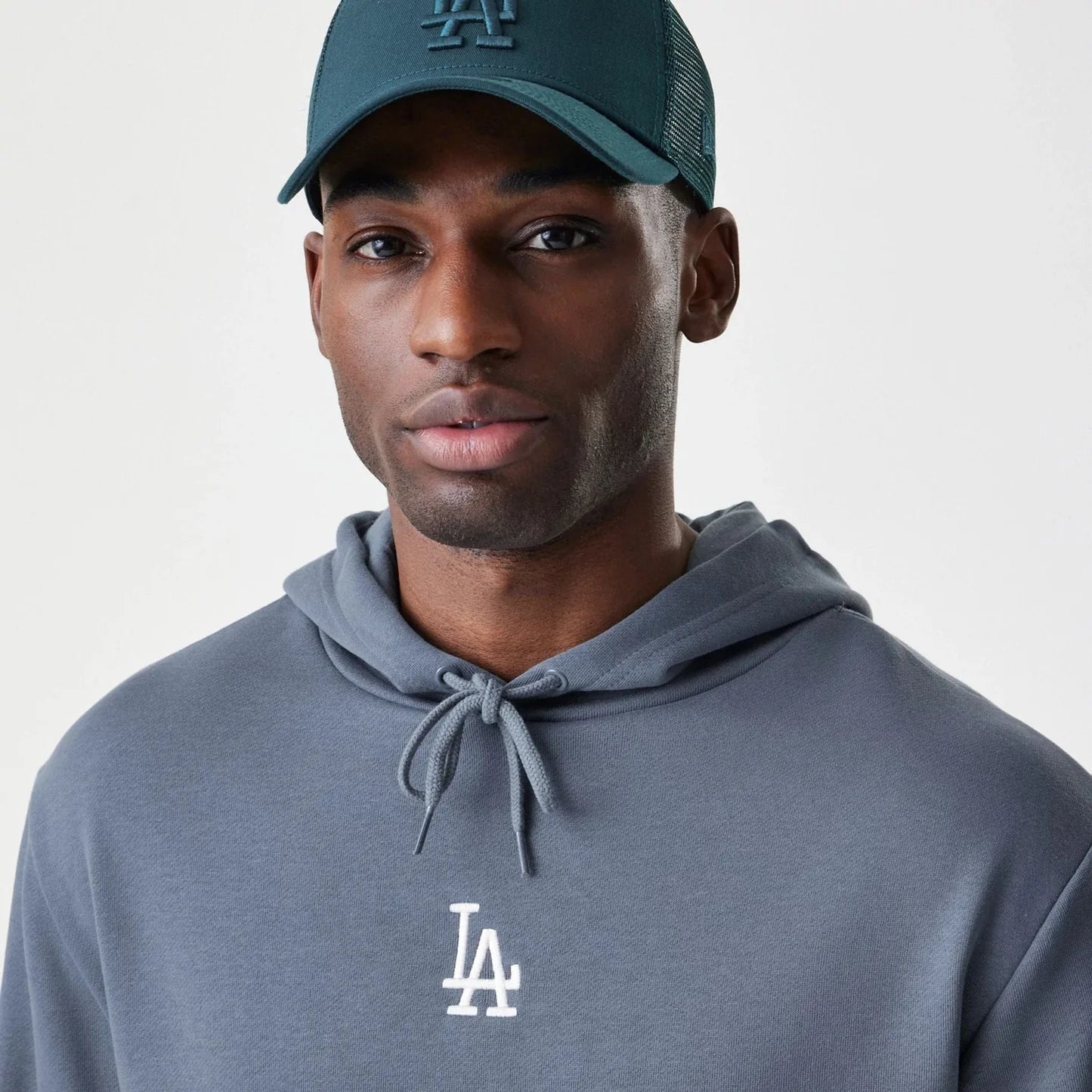 NEW ERA Tuta Felpata Los Angeles Dodgers Grigia