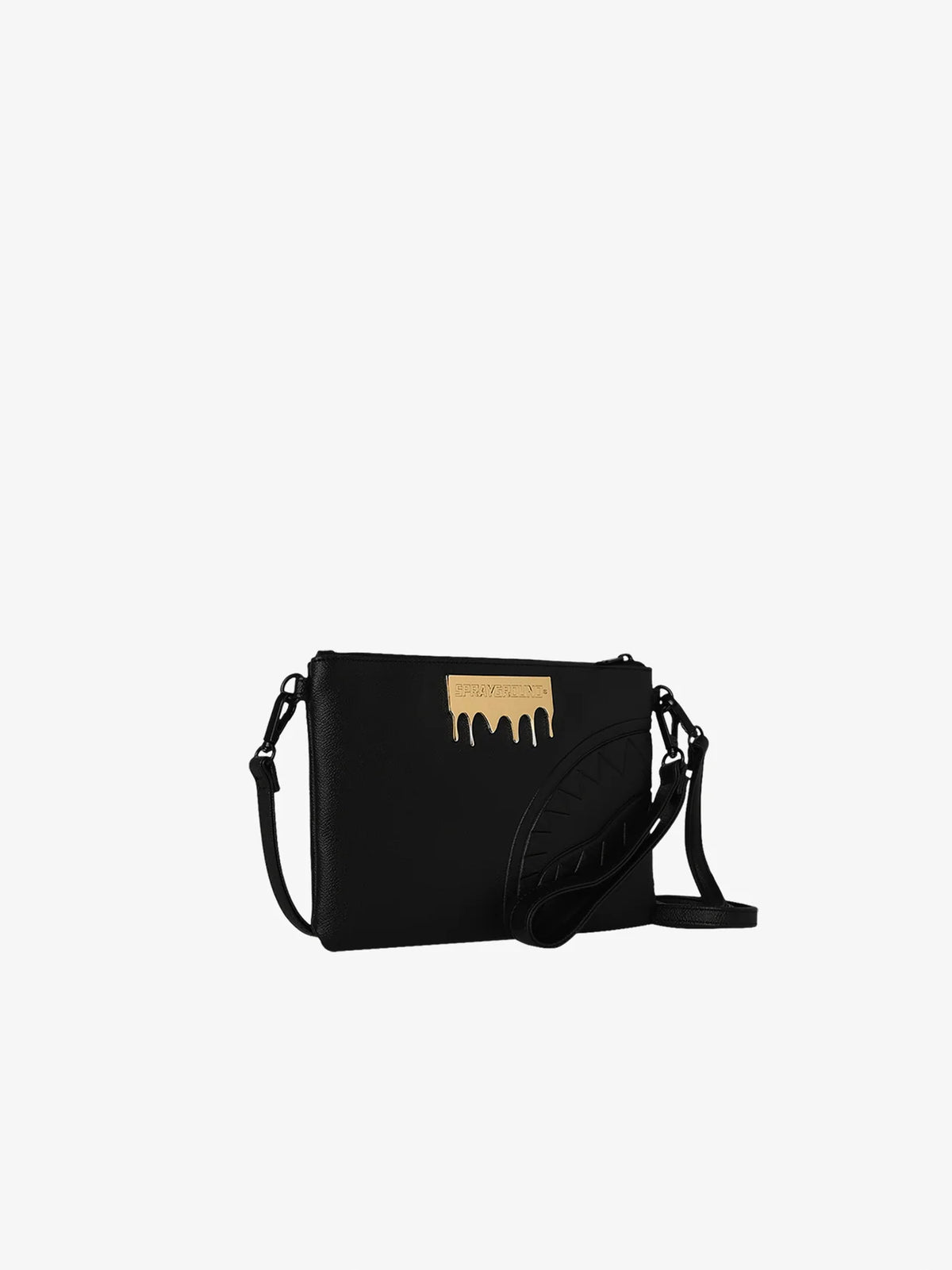 SPRAYGROUND Pochette/Tracolla Gold Brick Nera/Oro