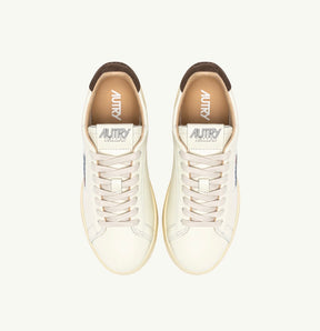 AUTRY DALLAS LOW IN PELLE TEAK E MARSHMALLOW