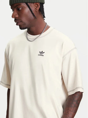 Adidas Originals Completino Uomo Beige Cuciture a Contrasto