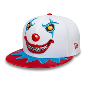 NEW ERA Cappello 59Fifty Collaborazione One Piece Clown Face Visiera Piatta Con Dettagli Ricamati Bianco/Rosso/Azzurro