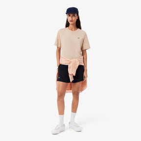 LACOSTE T-Shirt Basic Donna Beige