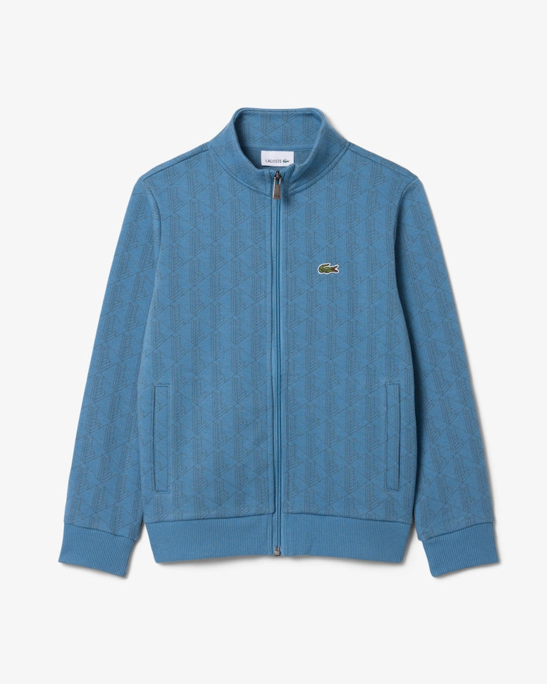 LACOSTE Bambino Felpa Monogram Blu
