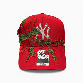 NEW ERA NY CUSTOM RED ROSE DONNA