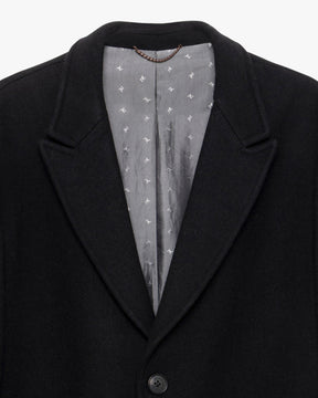 GIANNI LUPO Cappotto Monopetto Lungo Nero 26/27