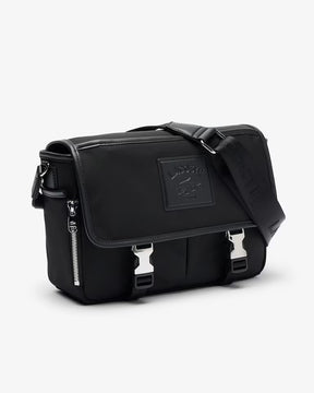 LACOSTE Tracolla Paris Doppia Fibia Nera