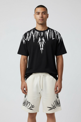 COUNTY OF MILAN Completino Marcelo BURLON T-Shirt Nera Pantaloncino Bianco