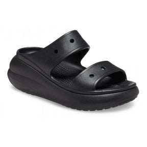CROCS Ciabatta In Gomma Doppia Fascia Classic Crush Sandal Nera