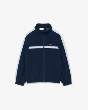 LACOSTE Bambino Tuta Color-block In Taffeta Blu/Azzurra