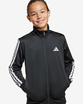Adidas Performance Tuta Completa Bambino Tre Strisce Nera