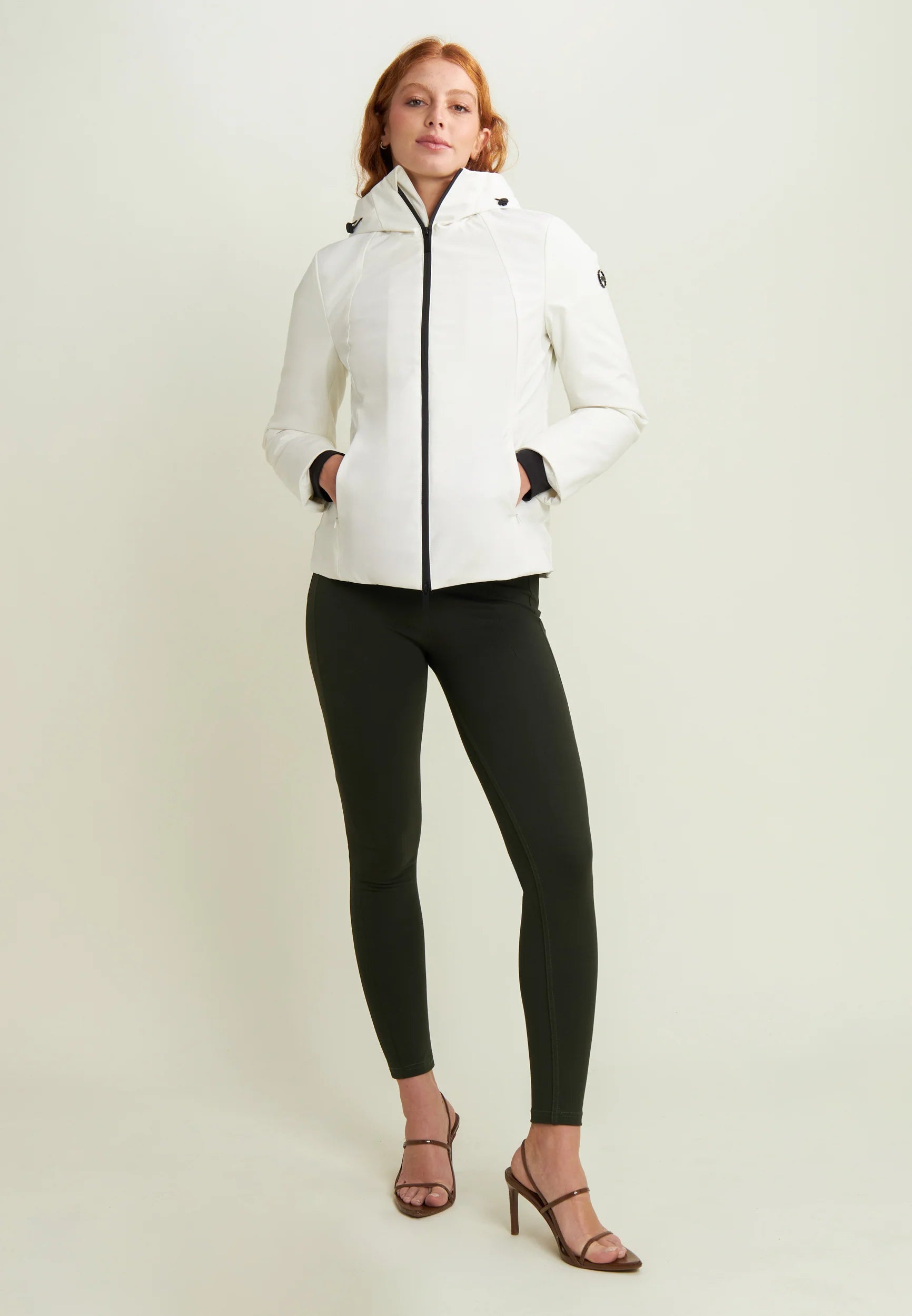 FREDDY GIUBBOTTO DONNA LISCIO BIANCO