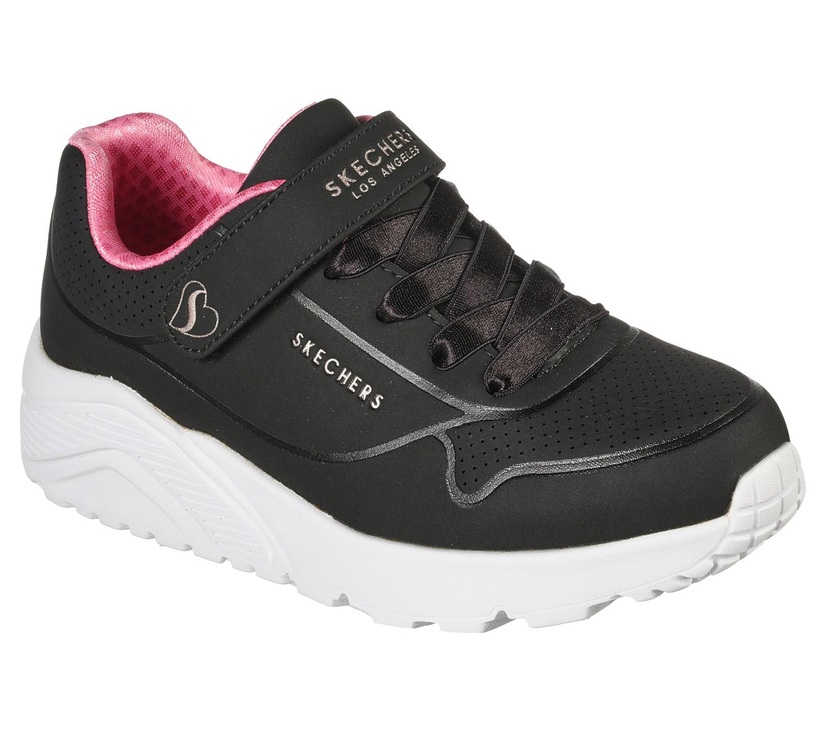 310451N/BKRG Skechers Los Angeles Uno Lite Bambino/Bambina Nere 26/27