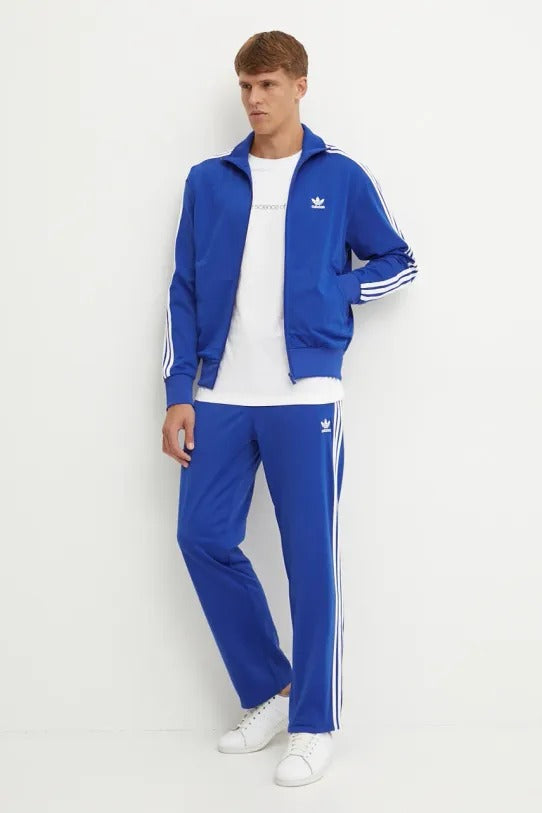ADIDAS ORIGINALS Tuta Acetata Pantalone Fondo Largo Blu Elettrico