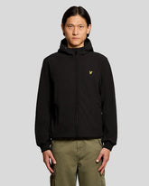 LYLE&SCOTT Giubbotto Antivento Foderato Con Cappuccio Nero