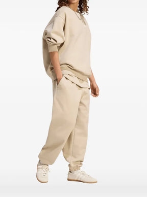 ADIDAS Tuta Completa Senza Cappuccio Logo Centrale Donna Beige