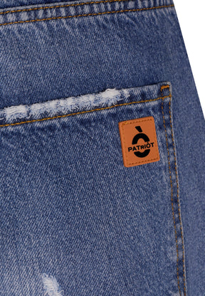 PATRIÒT Jeans Baggy Denim Chiaro