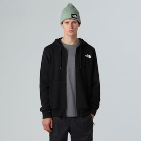 The North Face Felpa Con Cappuccio Con Zip Logo Piccolo Nera