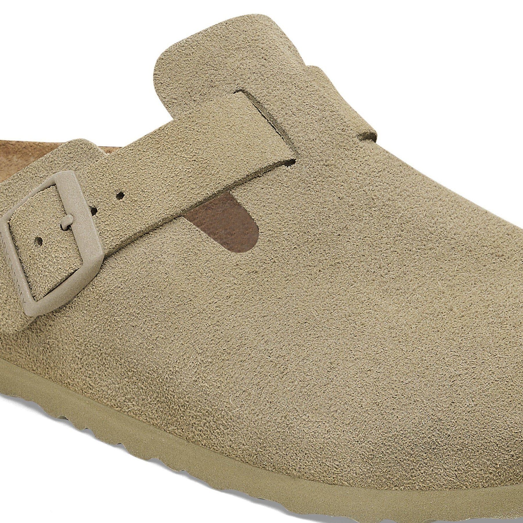 BIRKENSTOCK Birkenstock Boston Ciabatta Unisex Kaki Camoscio - foto 3 - Tommaseo Clothing