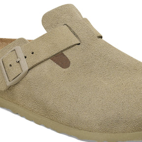 BIRKENSTOCK Birkenstock Boston Ciabatta Unisex Kaki Camoscio - foto 3 - Tommaseo Clothing