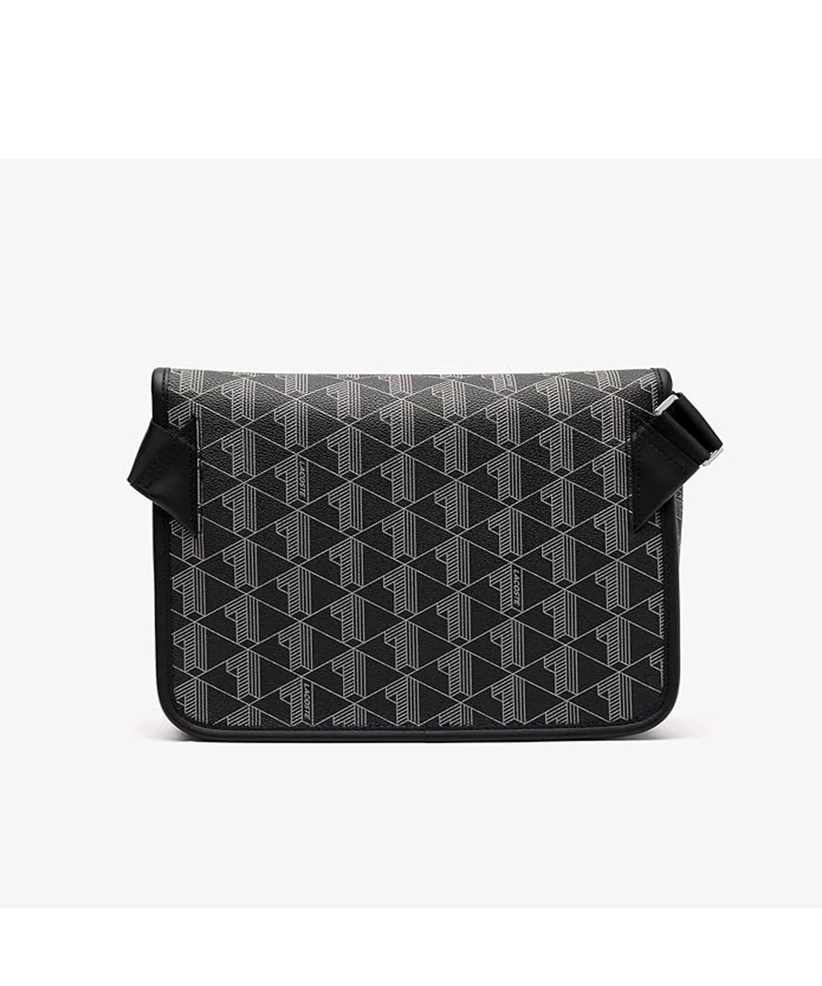 LACOSTE Borsa a Tracolla Monogram Grande Nero