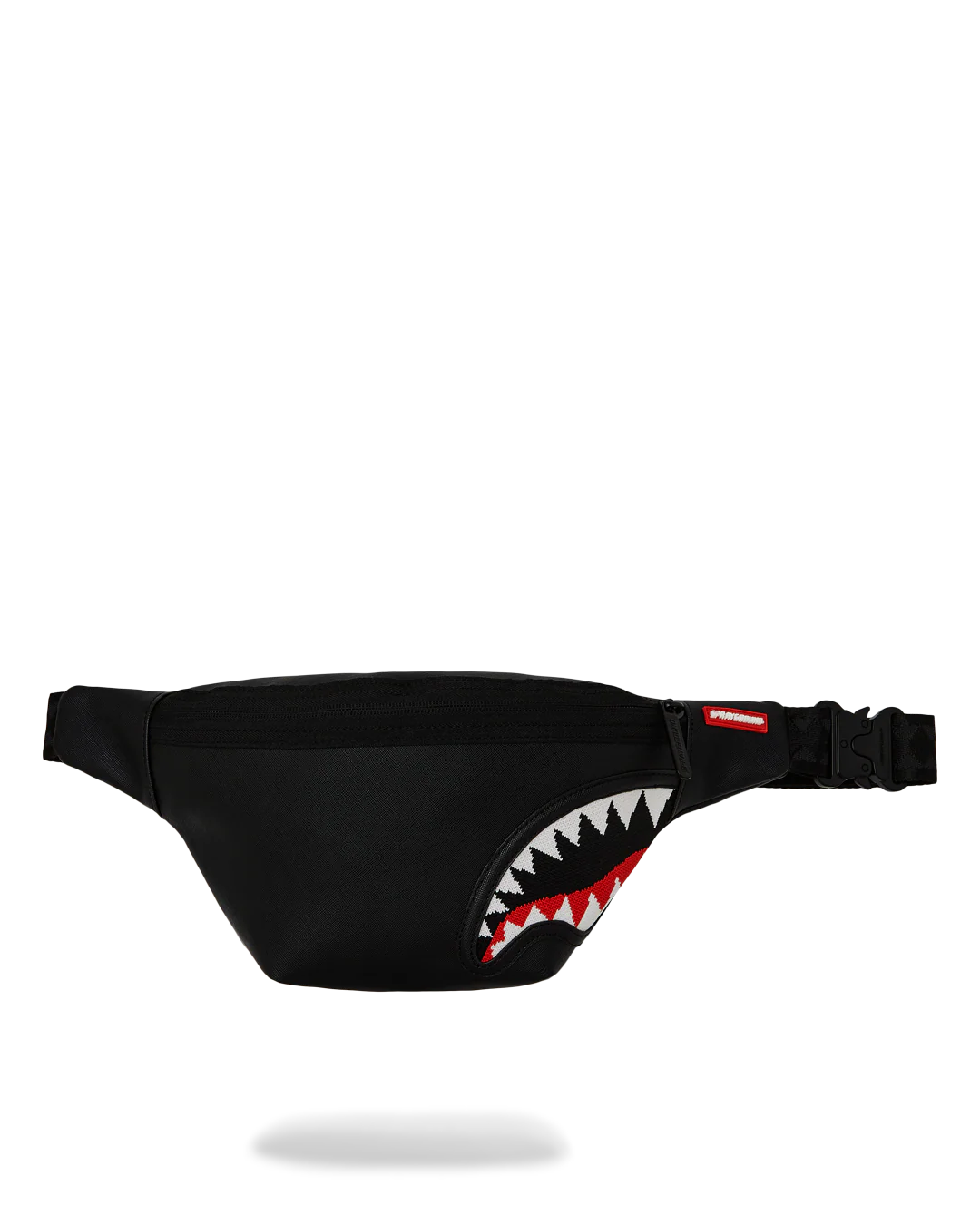 SPRAYGROUND Marsupio FLY KNIT MOUTH SAVVY In Pelle Nero