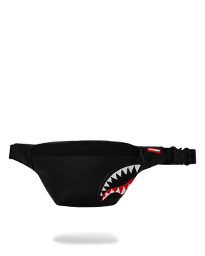 SPRAYGROUND Marsupio FLY KNIT MOUTH SAVVY In Pelle Nero