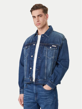 CALVIN KLEIN Giacca Di Jeans Con Logo a Contrasto Jeansata 26/27