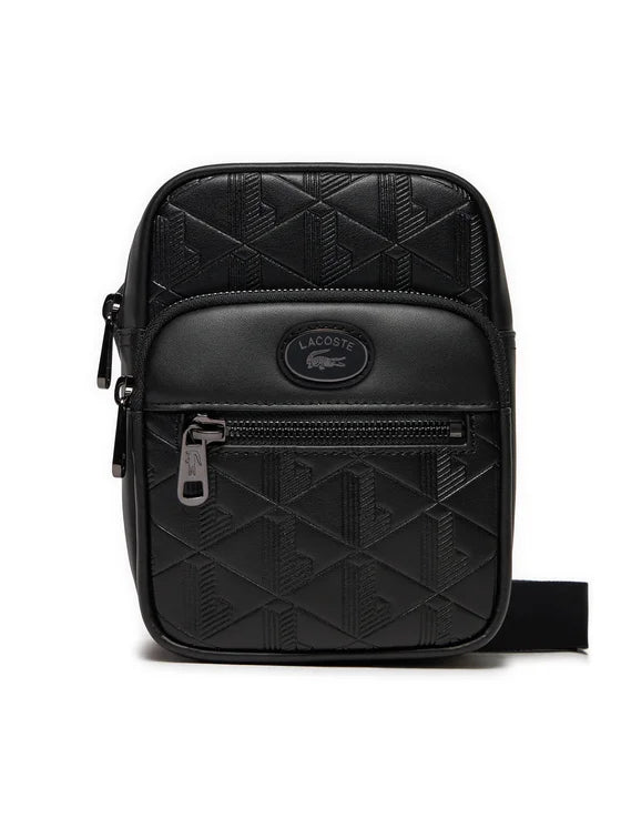 LACOSTE Marsupio Piccolo Logo Nero Nero