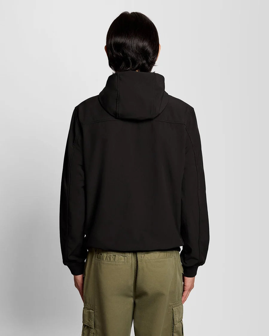 LYLE&SCOTT Giubbotto Antivento Foderato Con Cappuccio Nero