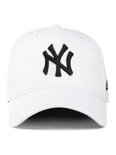 NEW ERA Cappello Bianco/Nero Visiera Curva