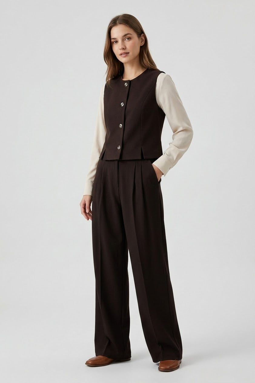 Tiffosi Brown_C Coordinato Marrone Donna AW26
