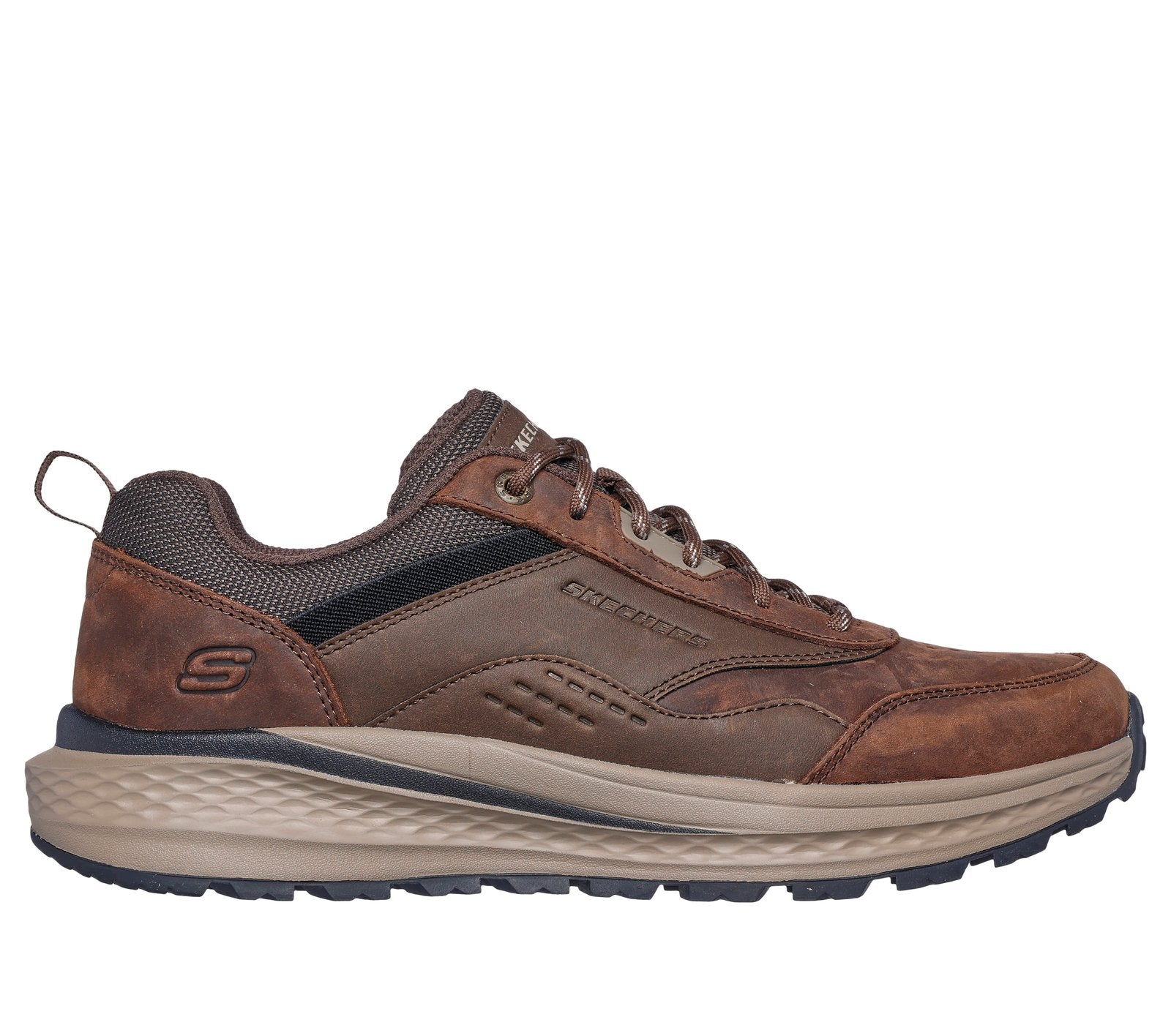 SKECHERS Air Cooled Memory Foam Relaxed Fit Marrone