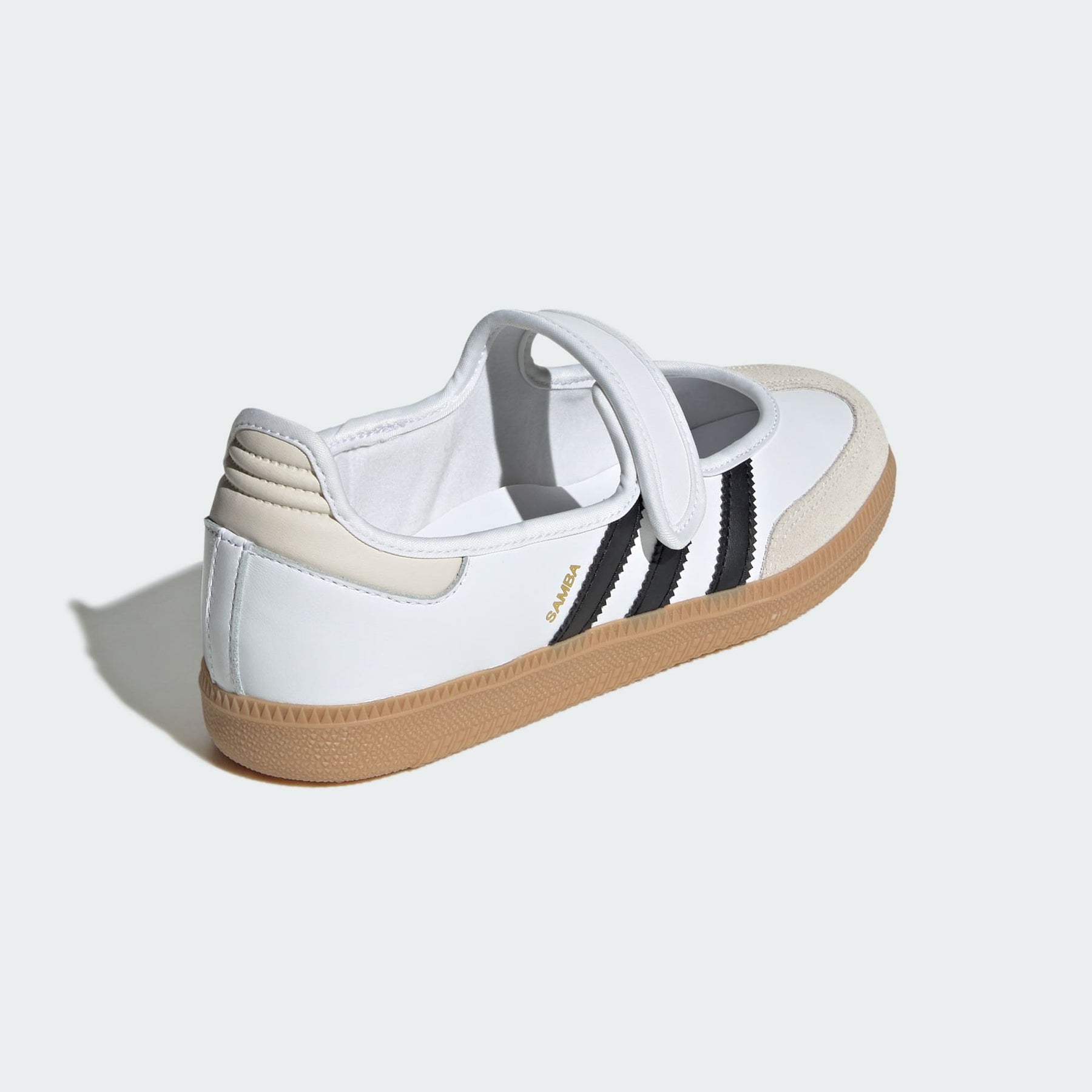 Adidas Samba Barreda Mary Jane Con Strappo Sneaker Donna Nera Beige