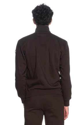 COLMAR Felpa Con Zip Marrone