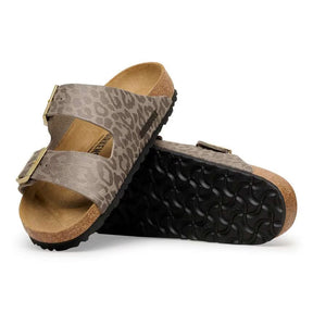 BIRKENSTOCK Arizona BS Leo Grey Taupe Beige Maculata