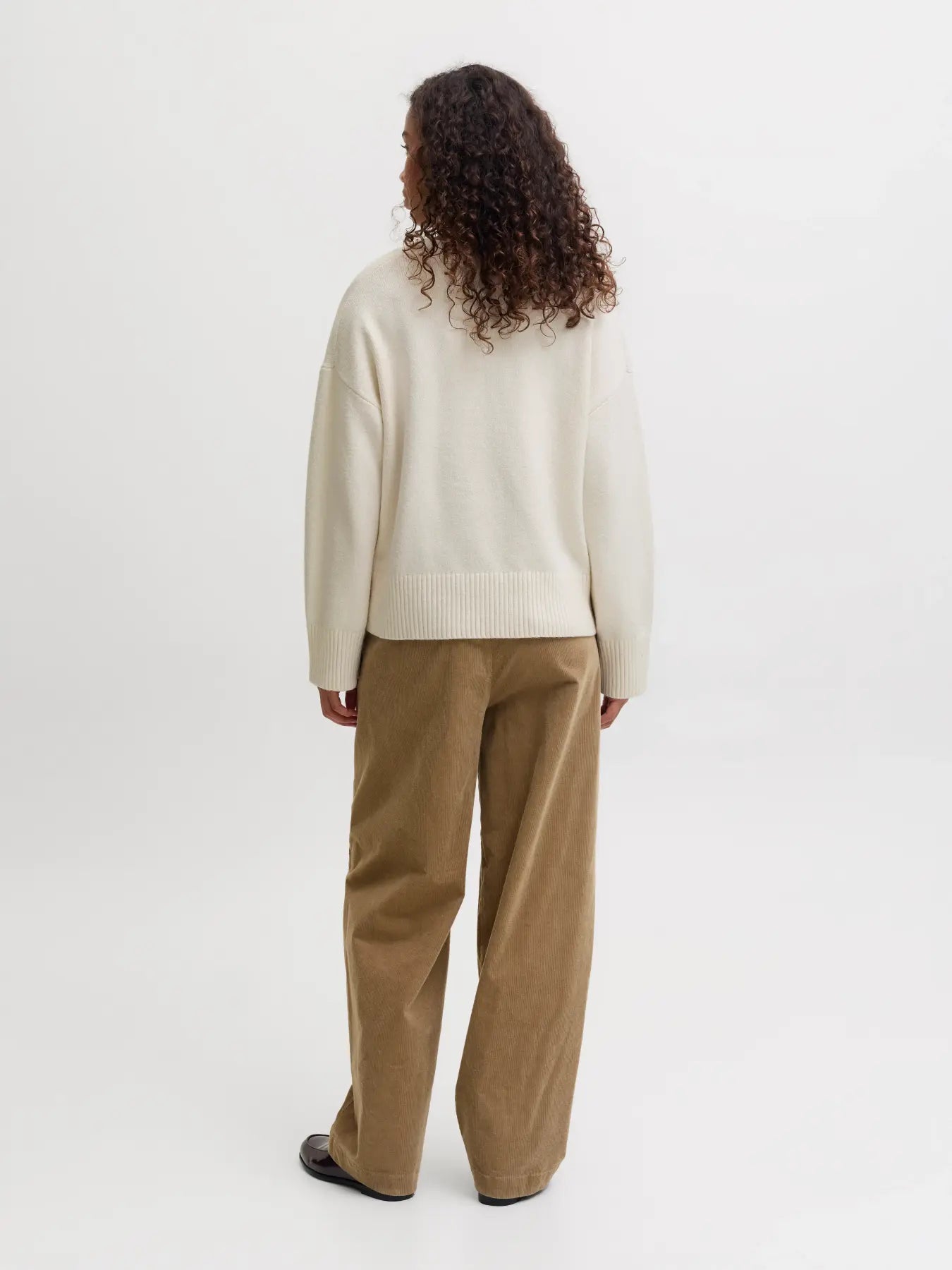 JJXX JXELSA V-NEK Maglioncino Panna Donna AW26