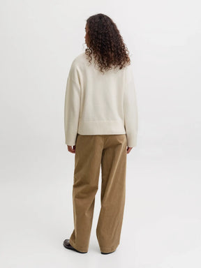 JJXX JXELSA V-NEK Maglioncino Panna Donna AW26