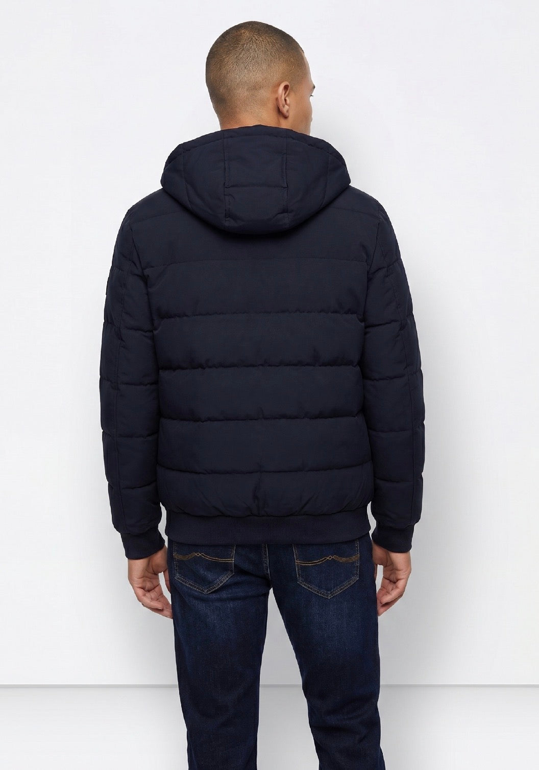 TIFFOSI Giubbotto Con Cappuccio Blu Navy