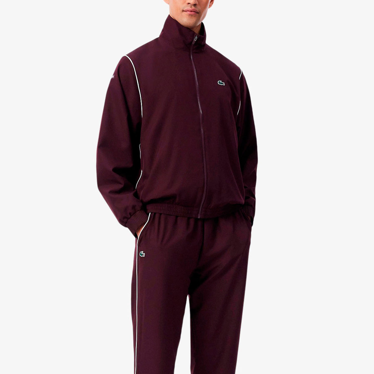 LACOSTE Tuta Completa X Novak Djokovic Senza Cappuccio Bordeaux