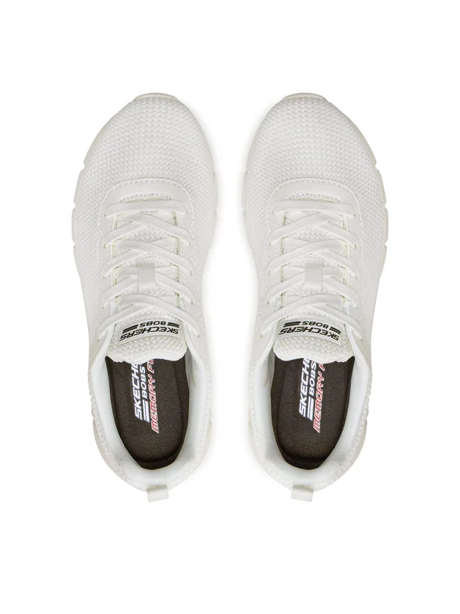 Skechers Bobs B Flex Visionary Sneaker Donna Bianco